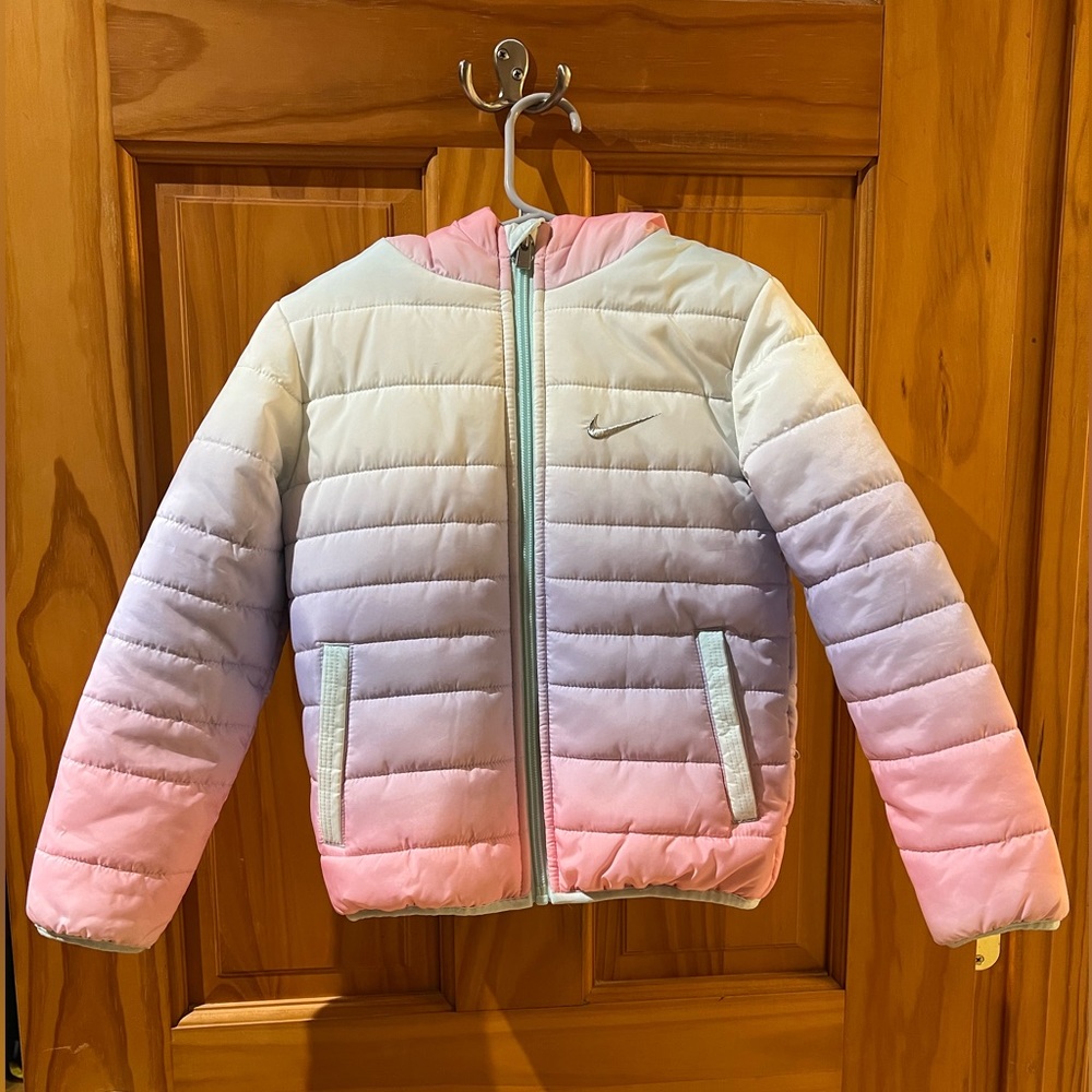 Nike Toddler Girls Ombré Puffer Coat